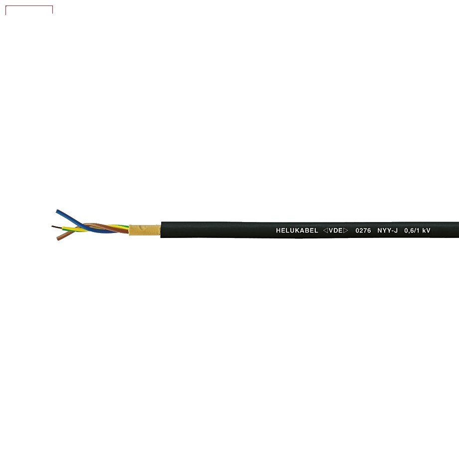 Electrical cable 5x4 06/1 kV - 50 m Helukabel