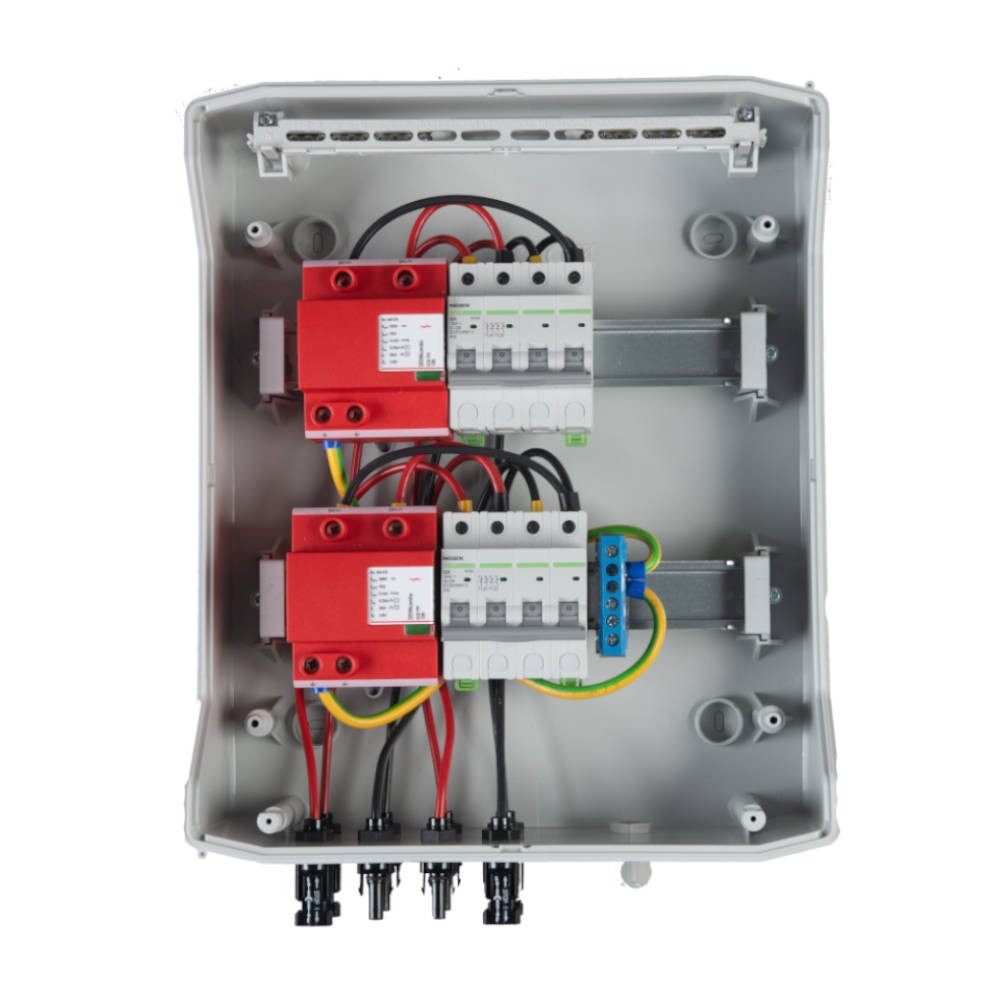 SOL-407 T1+T2 2/1 R prefabricated DC Switchboard