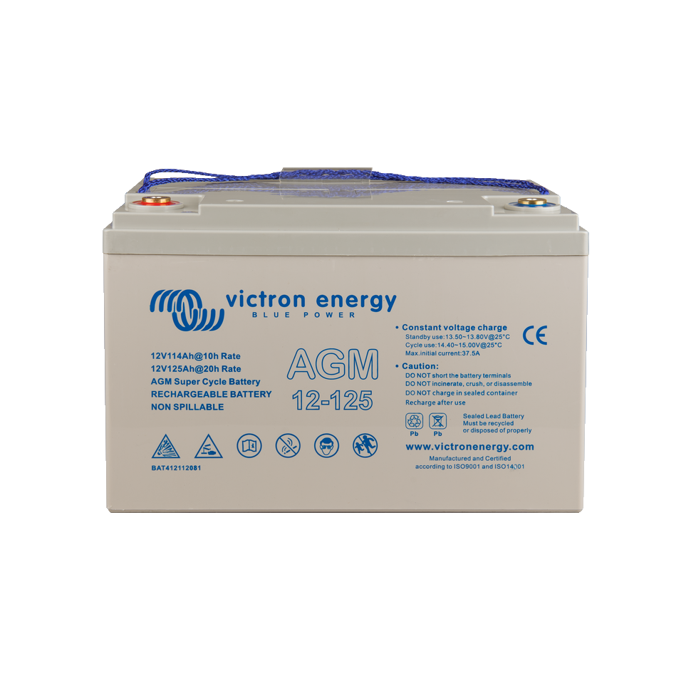 AGM Super Cycle 12V/125 Ah Victron Energy battery (M8)