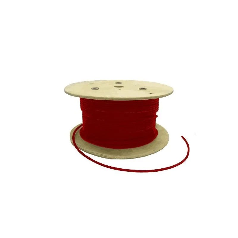 Red solar cable 6 mm2 insulation diameter 7,4 mm - 500 m