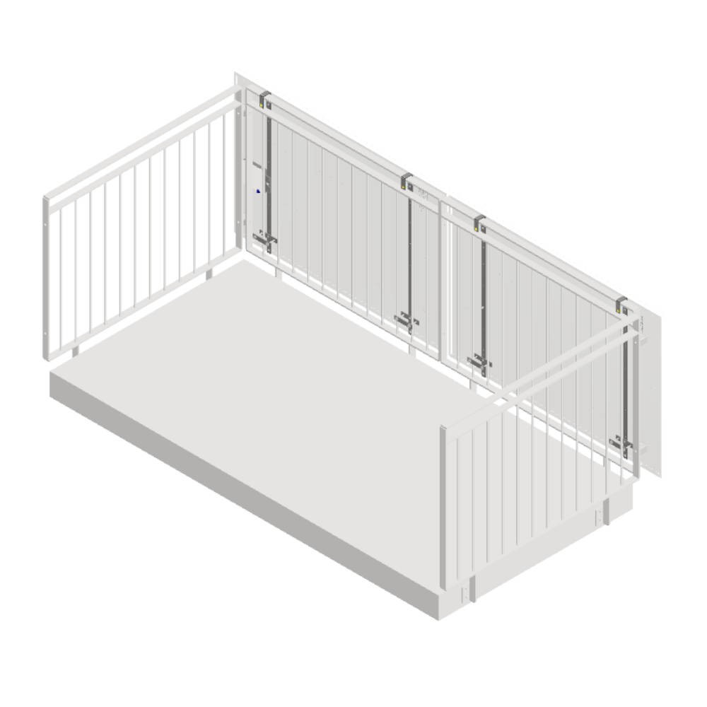 Balcony bracket 90/100 mm iOntec - set for 1 module