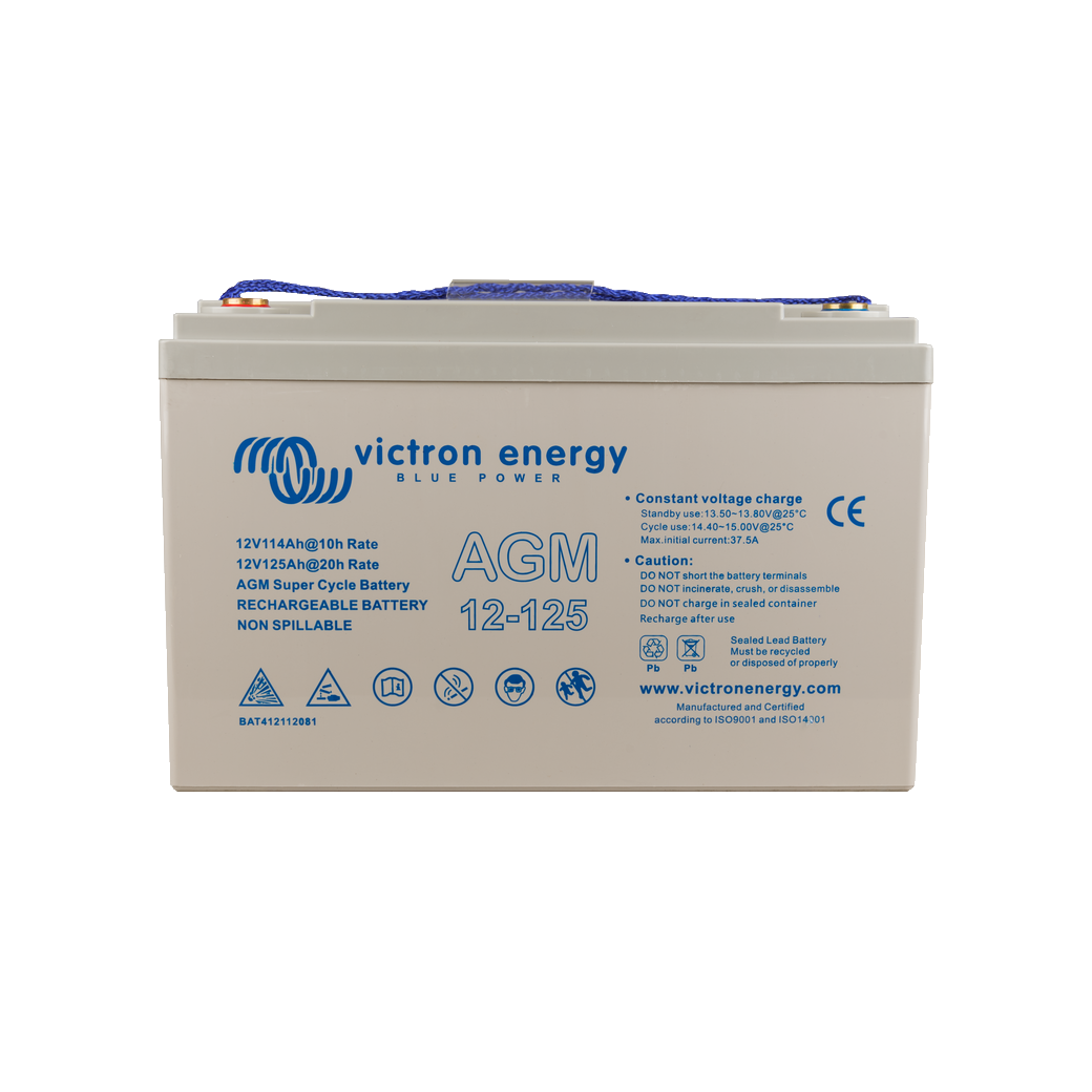 AGM Super Cycle 12V/125 Ah Victron Energy battery (M8)