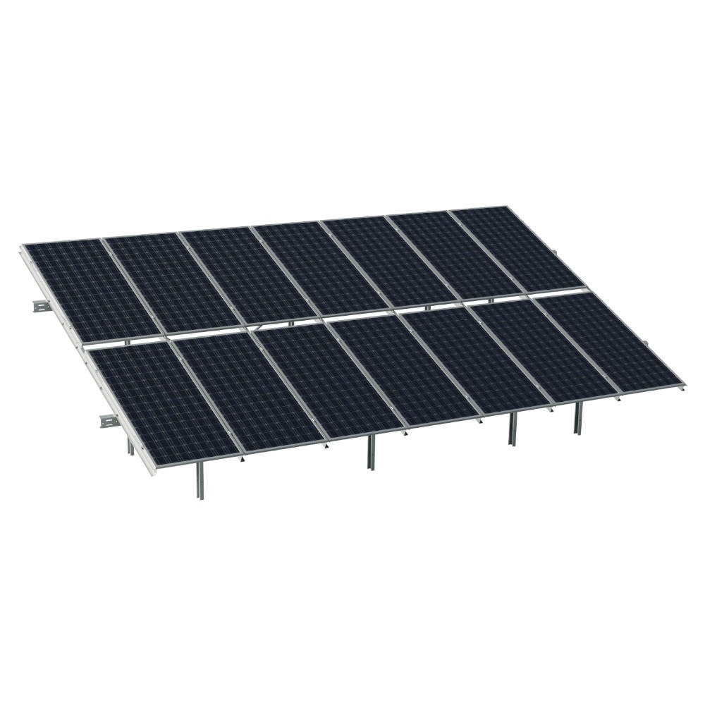 Budmat FWD2 HBM 2x7 Bifacial vertical ground structure