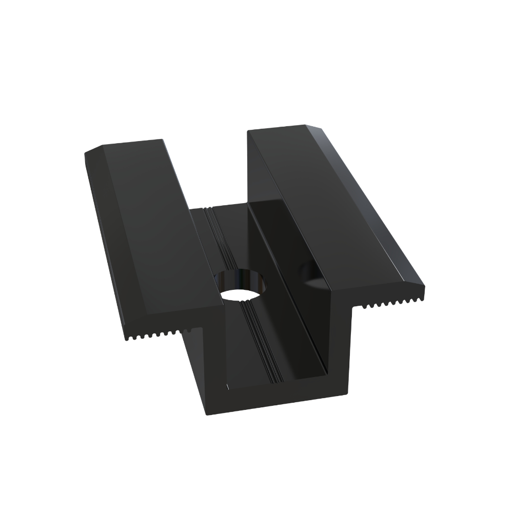 Middle bracket black 60 mm