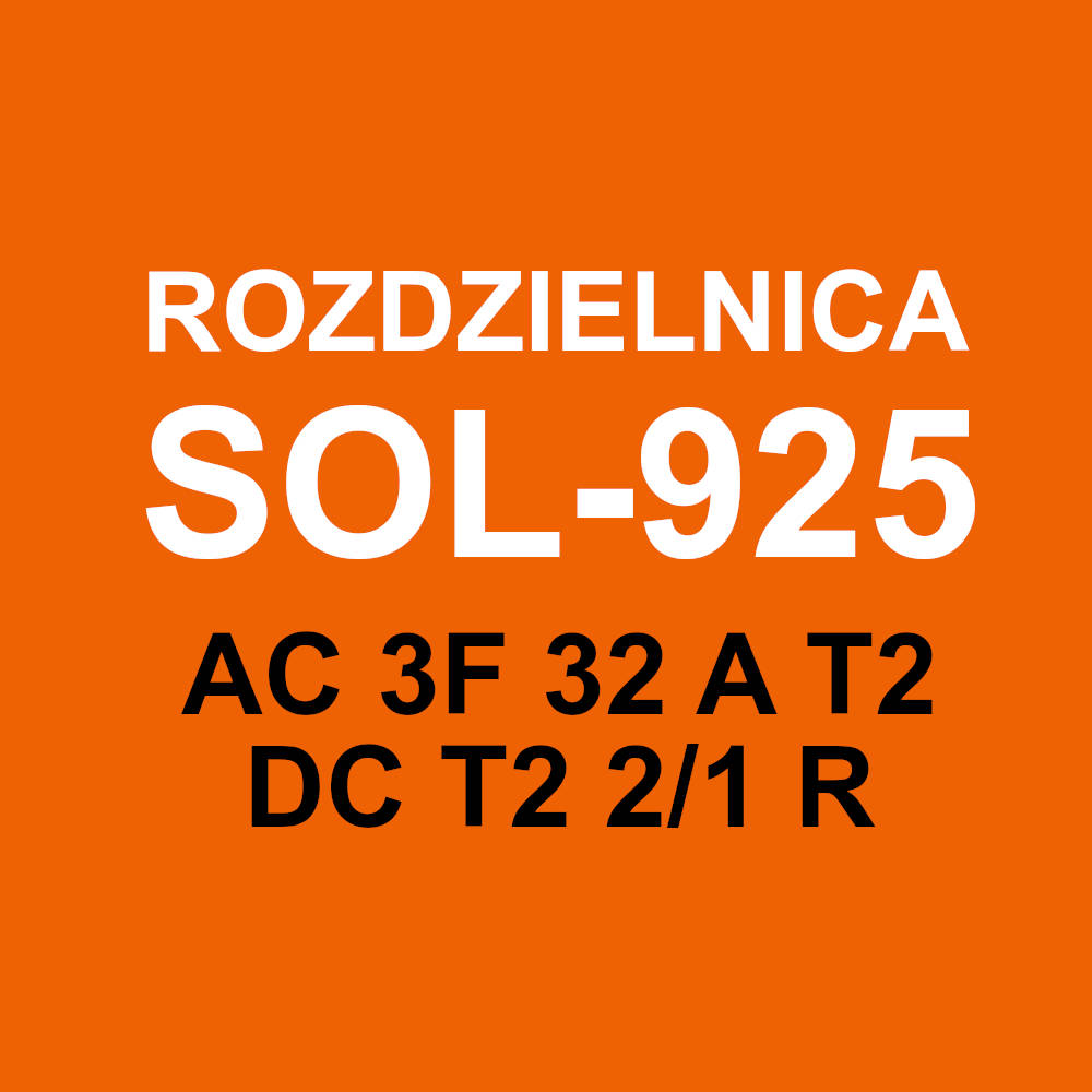 Rozdzielnica prefabrykowana AC/DC SOL-925