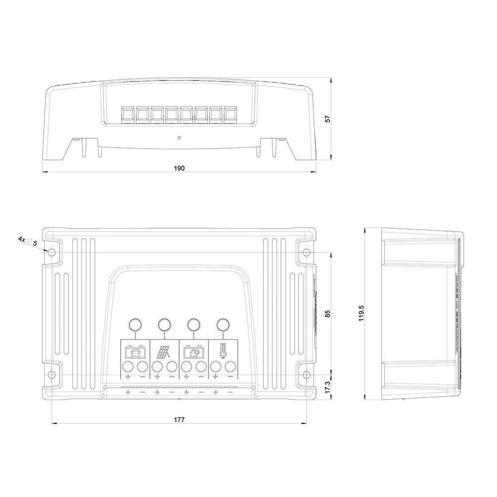 Charge controller Solarix 2020x2 20 A 12/24 V Steca