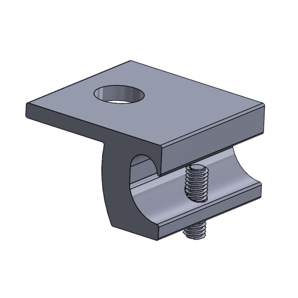 Earthing clamp for rail