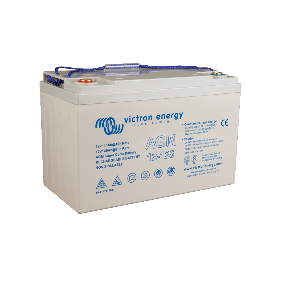 AGM Super Cycle 12V/125 Ah Victron Energy battery (M8)