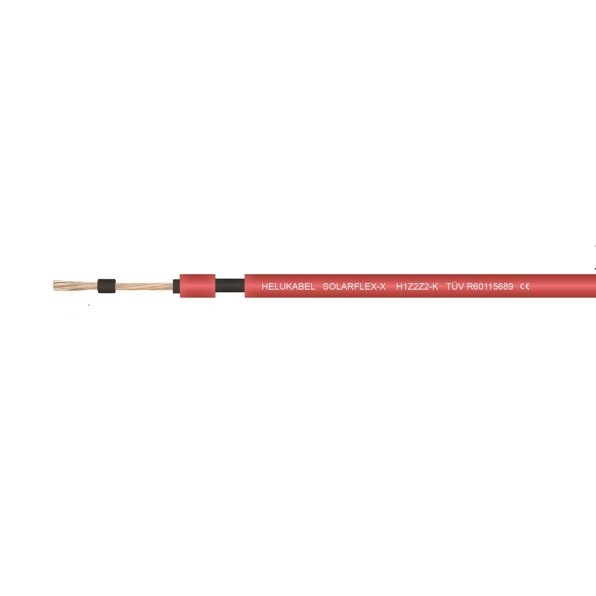 Red solar cable 4 mm2