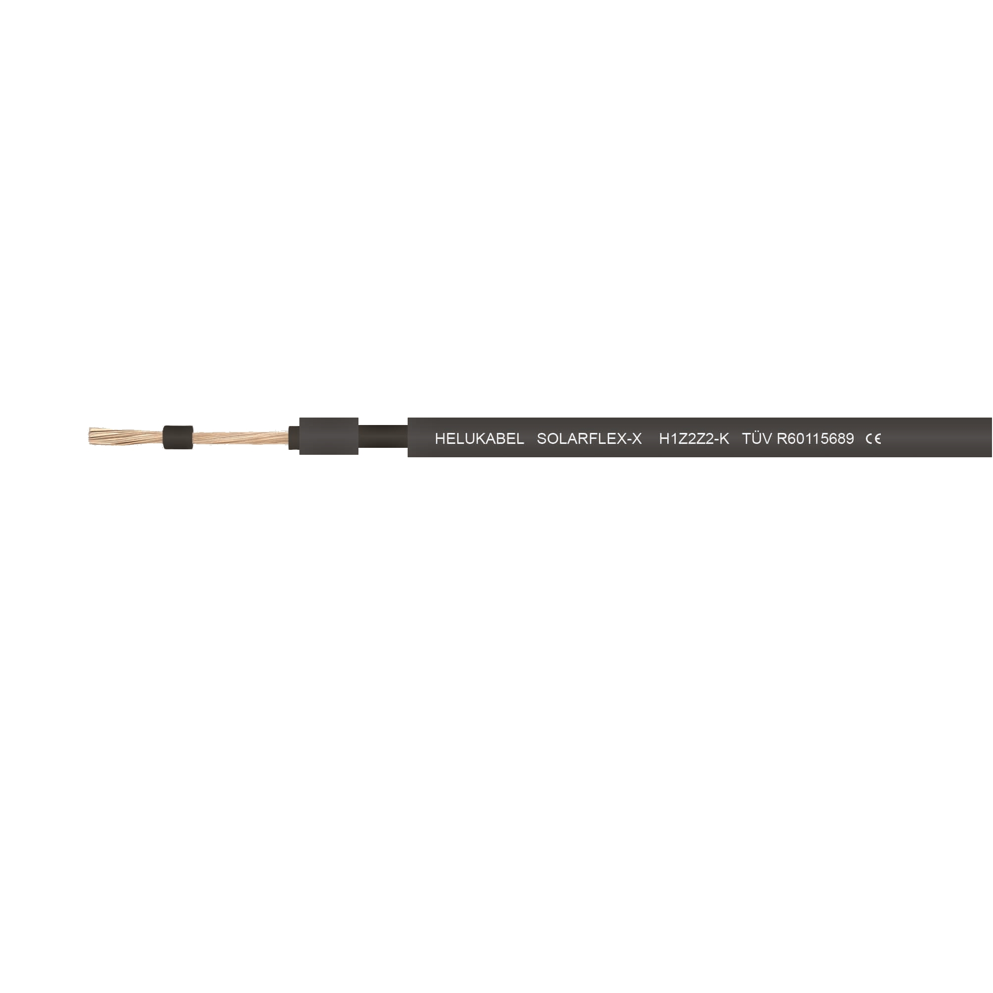 Black solar cable 6 mm2