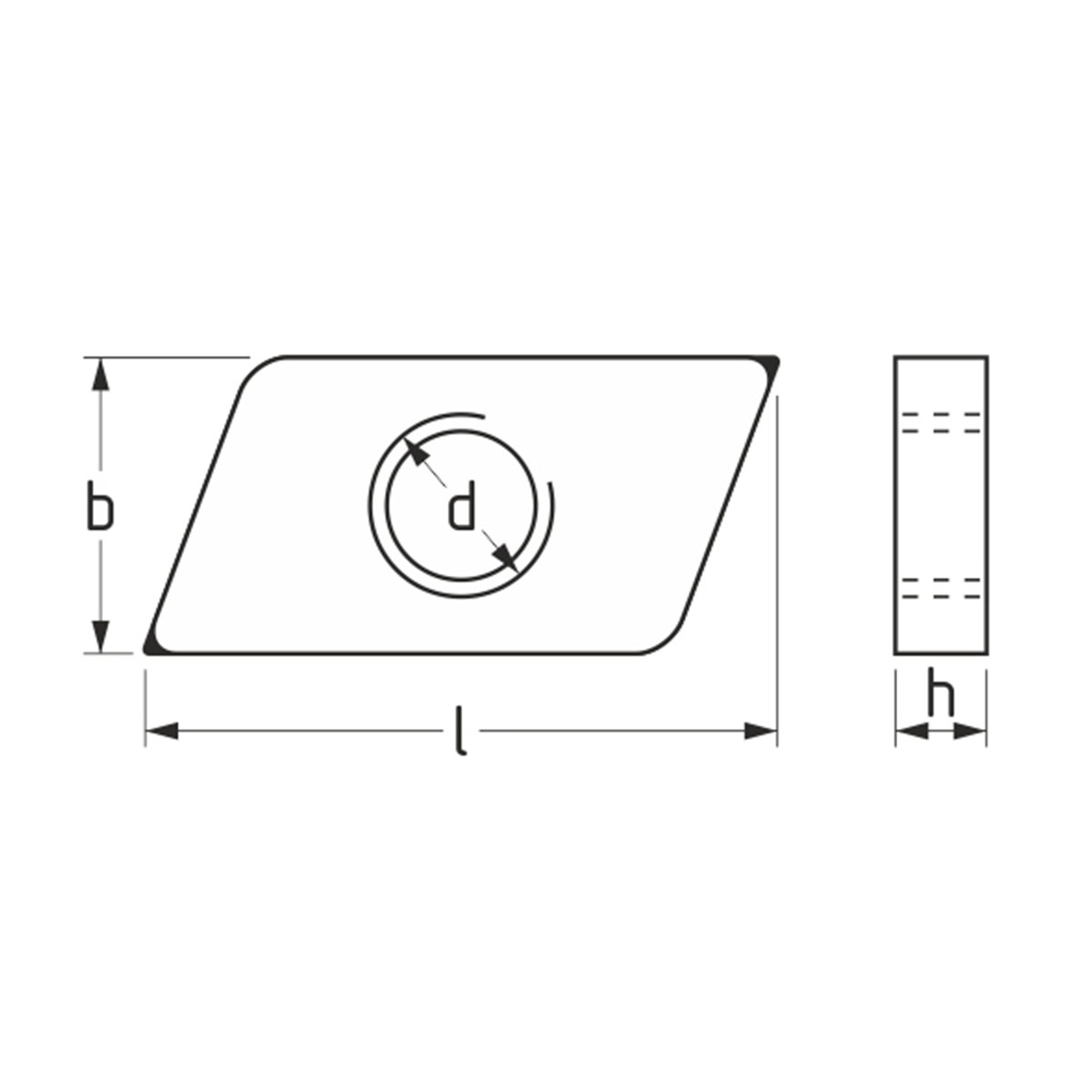 Threaded insert M8