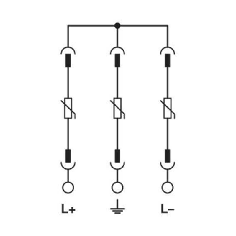 Surge arrester 1000V type 1+2 Phoenix