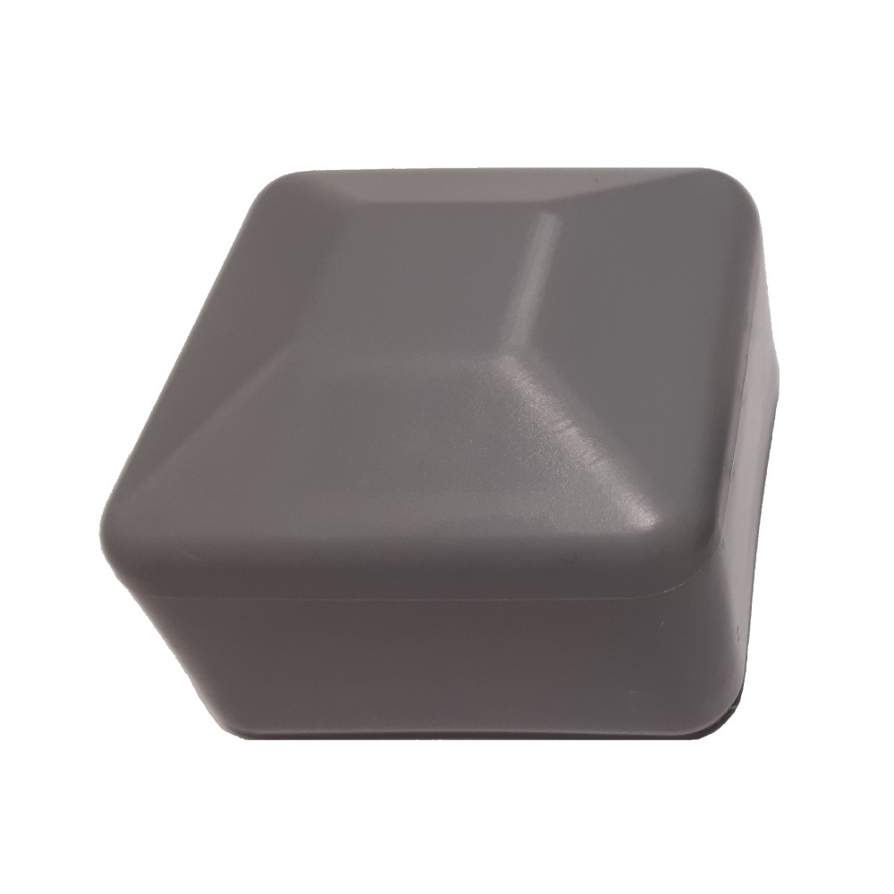 Profile end cap 40 x 40 mm grey