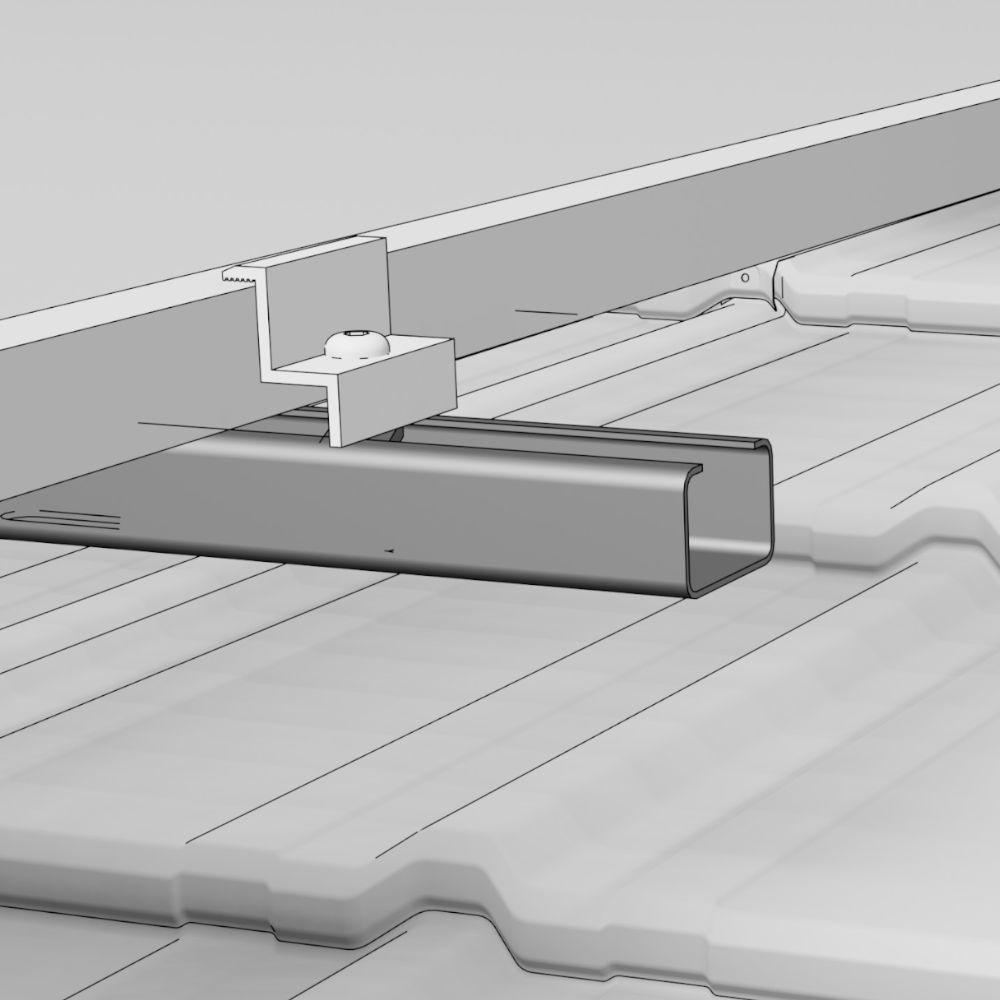 Magnelis® Budmat 44x28x2,250 mm mounting profile