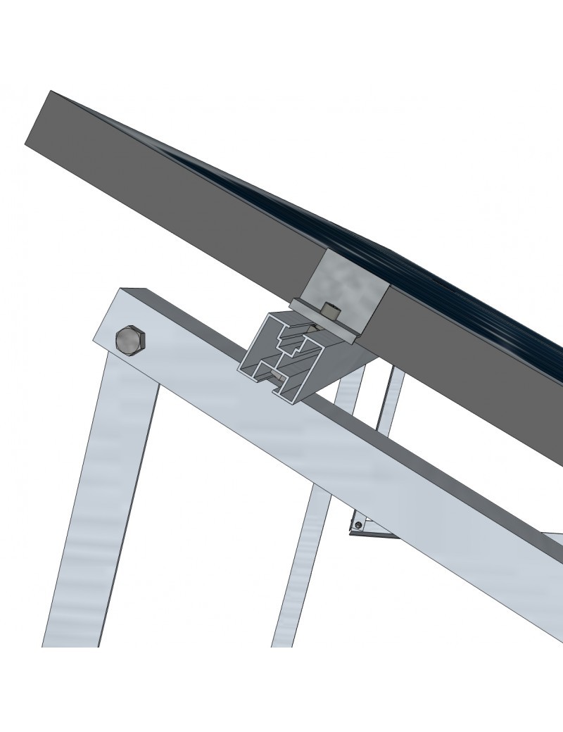 Mounting triangle 30 degrees horizontal