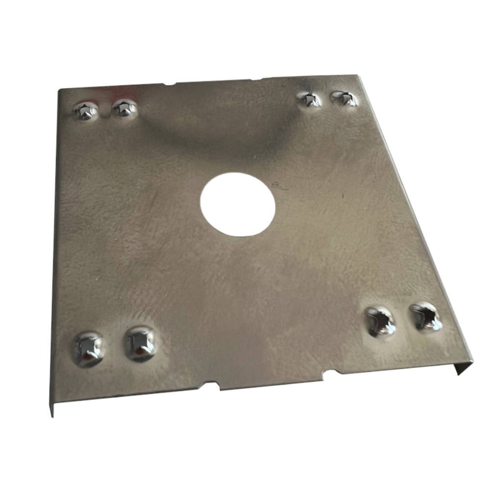 Grounding pad for PV modules: U version