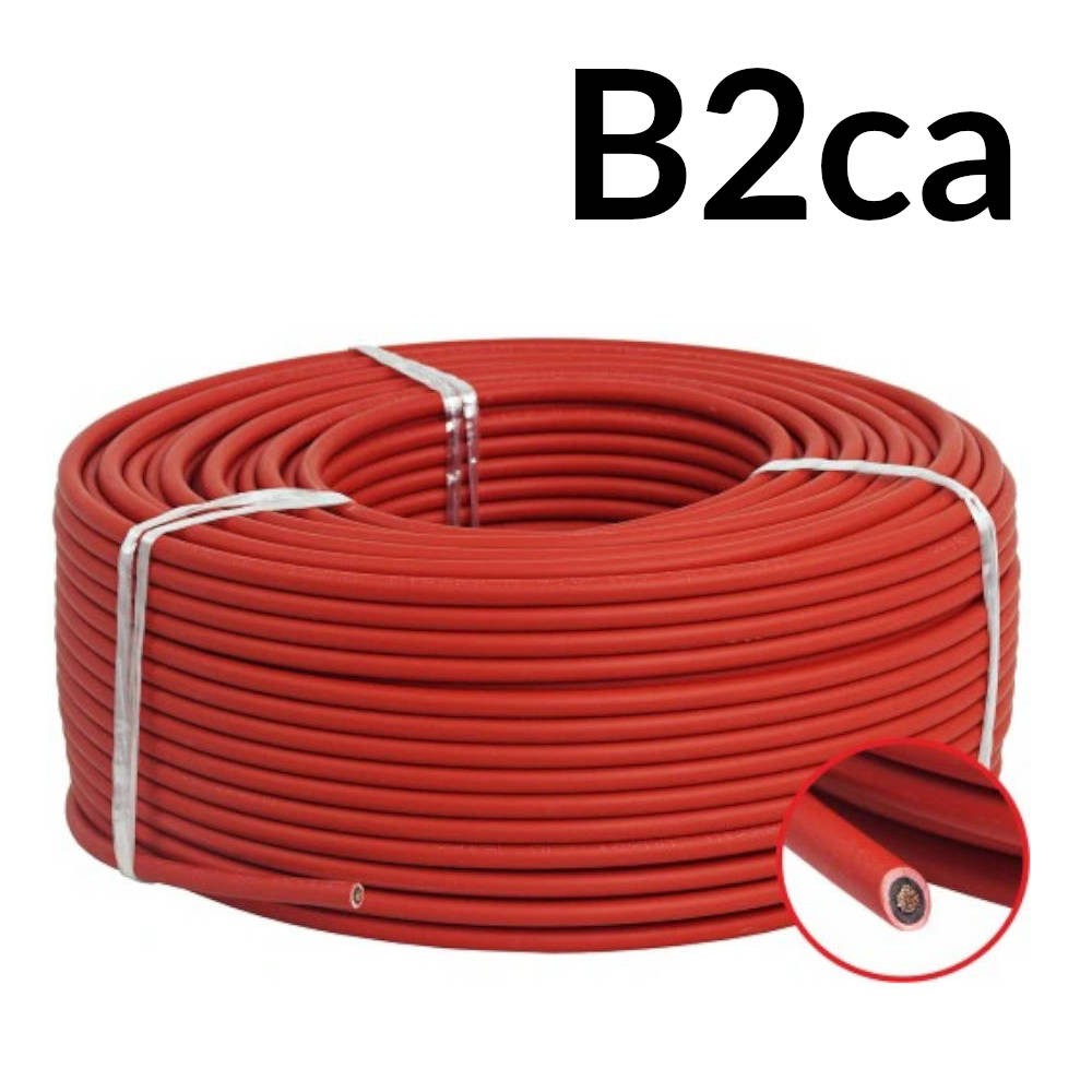 Cable PV 4 mm2 B2ca red - 500 m reel Mgwires