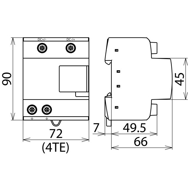 Surge arrester Combo 1200 V type 1+2 Dehn